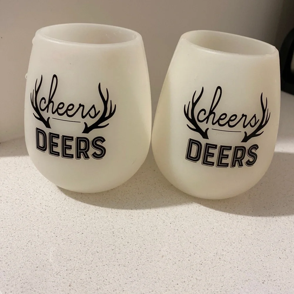 Silicone Stemless Wine Glasses